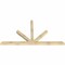 Ekena Millwork Saratoga Rough Sawn Timber Gable Bracket, Douglas Fir, 96"W x 52"H x 4"D x 4"F, 13/12 Pitch GBW096X52X0404SAR00RDF - alternate 2